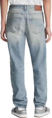 DIOR Washed Mid-Rise Straight Jeans Men’s Light Blue 313D004K360X-C510 Purchase DIOR Washed Mid-Rise Straight Jeans Men’s Light Blue 313D004K360X-C510