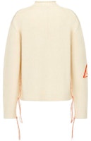DIOR Sweater Putih Longgar Crewneck dengan Bordir Logo. 393M668CT613C083 Lookbook DIOR Sweater Putih Longgar Crewneck dengan Bordir Logo. 393M668CT613C083