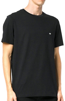 DIOR Kaos Hitam Putih Bordir Lebah Unisex untuk Pasangan Crew Neck 733J603B0446-C980 Shop DIOR Kaos Hitam Putih Bordir Lebah Unisex untuk Pasangan Crew Neck 733J603B0446-C980