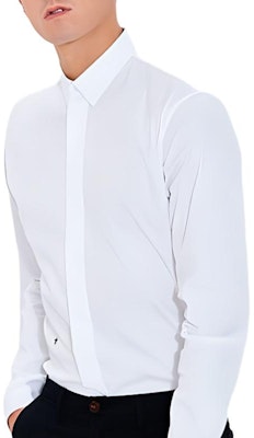 迪奥白色蜜蜂刺绣长袖休闲衬衫 433C529B1581-C089 Sizing 迪奥白色蜜蜂刺绣长袖休闲衬衫 433C529B1581-C089