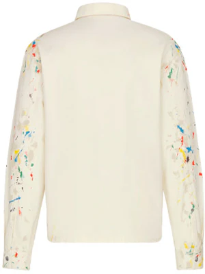 DIOR 白色棉质牛仔印花长袖衬衫 033D491BY997-C070 Lookbook DIOR 白色棉质牛仔印花长袖衬衫 033D491BY997-C070