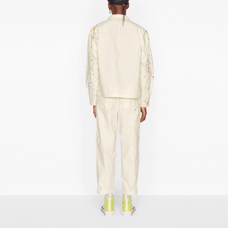 Details for DIOR 白色棉质牛仔印花长袖衬衫 033D491BY997-C070