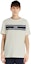Shop DIOR White Cotton Knit Logo Short Sleeve T-Shirt 143T04CP043-X0200