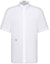 Buy DIOR White Cotton Poplin Short Sleeve Shirt with Bee Embroidery 733C510B1581-C089