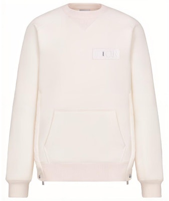 ディオール ホワイト ロゴパッチ付きクルーネック スウェットシャツ. 213J643A0687-C080 Order ディオール ホワイト ロゴパッチ付きクルーネック スウェットシャツ. 213J643A0687-C080