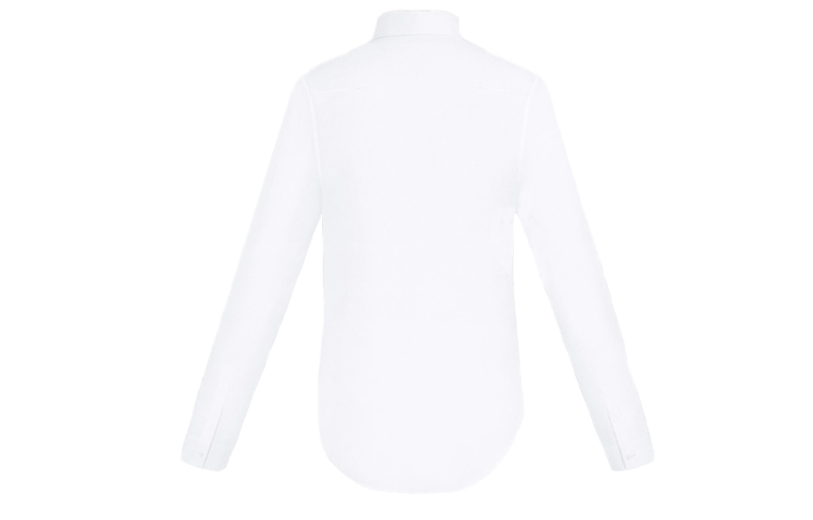 Lookbook DIOR Camisa Blanca de Manga Larga con Cuello Bordado 463C541W6680-C089