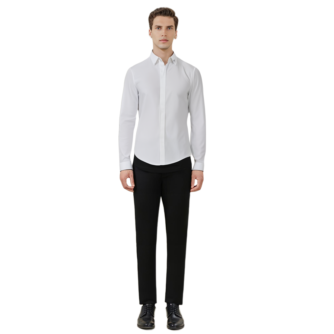 Purchase DIOR Camisa Blanca de Manga Larga con Cuello Bordado 463C541W6680-C089