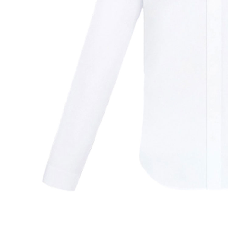 Sizing DIOR Camisa Blanca de Manga Larga con Cuello Bordado 463C541W6680-C089
