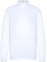 DIOR White Long Sleeve T-Shirt with Solid Color Logo Print. 213J649B0554-C001 DIOR White Long Sleeve T-Shirt with Solid Color Logo Print. 213J649B0554-C001