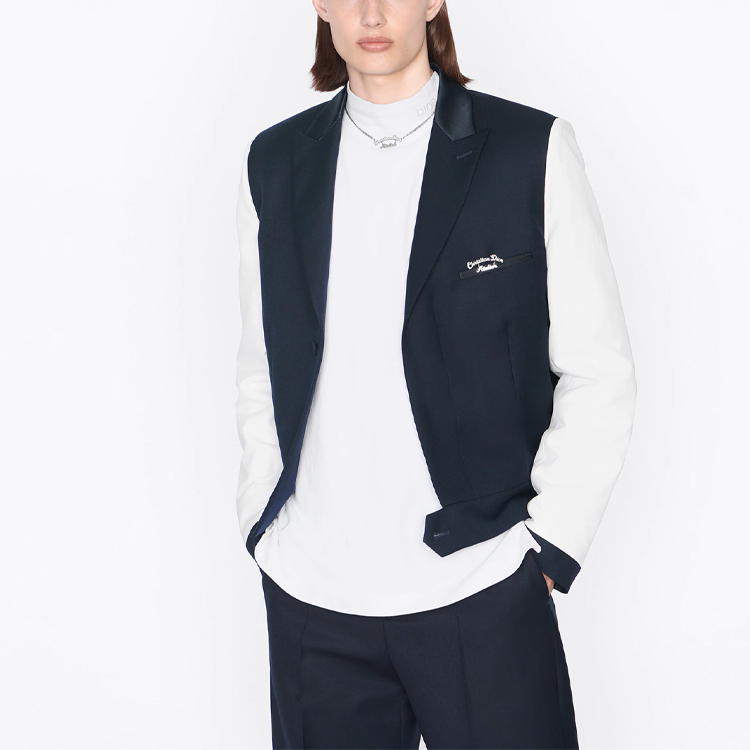 Purchase ディオール ホワイト 長袖 Tシャツ ソリッドカラー ロゴプリント入り. 213J649B0554-C001