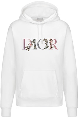 ディオール ホワイト 刺繍ロゴ入りルーズフィットフーディ 113J688A0531-C084 Order ディオール ホワイト 刺繍ロゴ入りルーズフィットフーディ 113J688A0531-C084