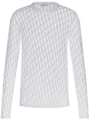 DIOR 白色全新發售滿版圖案圓領T恤 183J655A0537-C080 Order DIOR 白色全新發售滿版圖案圓領T恤 183J655A0537-C080