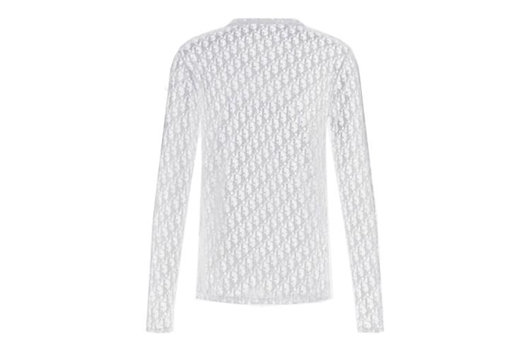 DIOR White Quarter New Release All-Over Print Crewneck T-Shirt 183J655A0537-C080 圖 3