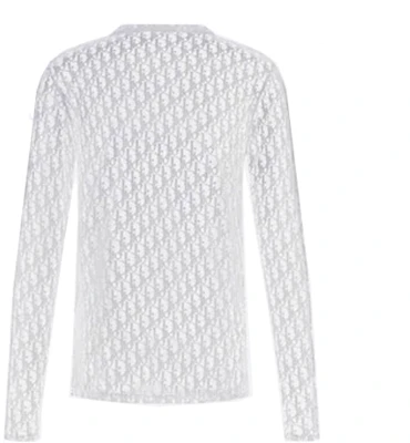 DIOR 白色全新發售滿版圖案圓領T恤 183J655A0537-C080 Lookbook DIOR 白色全新發售滿版圖案圓領T恤 183J655A0537-C080