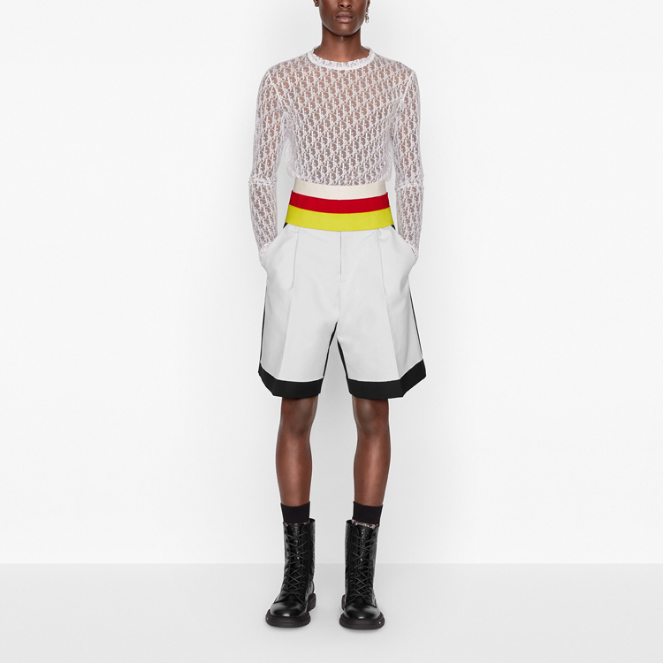 DIOR White Quarter New Release All-Over Print Crewneck T-Shirt 183J655A0537-C080 圖 4