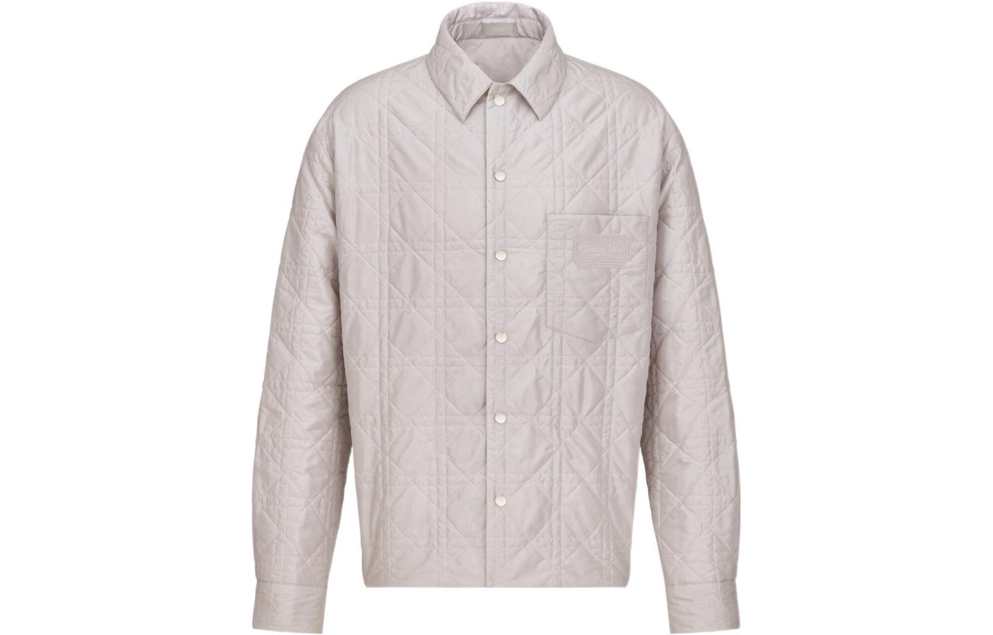 Dior White Single-Breasted Long Sleeve Jacket for Men 313C509AC706-C441