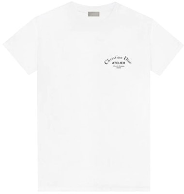 DIOR Baju-T Putih dengan Cetakan Logo 863J621I0533-C089 Buy DIOR Baju-T Putih dengan Cetakan Logo 863J621I0533-C089