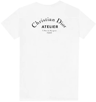 DIOR 白色印花標誌短袖T恤 863J621I0533-C089 Lookbook DIOR 白色印花標誌短袖T恤 863J621I0533-C089