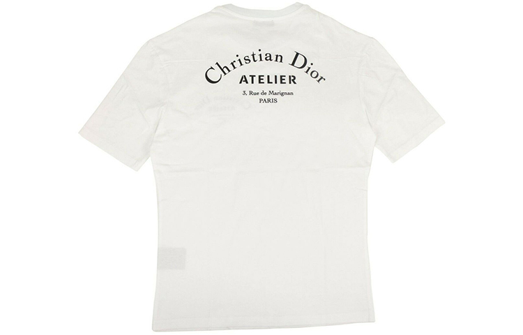 Purchase DIOR Baju-T Putih dengan Cetakan Logo 863J621I0533-C089