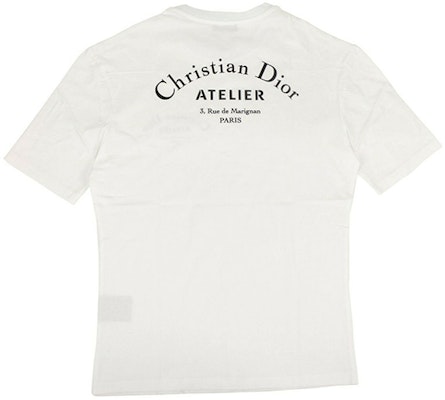 DIOR 白色印花標誌短袖T恤 863J621I0533-C089 Purchase DIOR 白色印花標誌短袖T恤 863J621I0533-C089