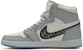 Dior x Air Jordan 1 High 'Wolf Grey' CN8607-002 - Kasut Sneakers Premium