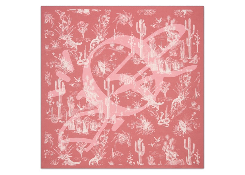 Dior x CACTUS JACK Bandana Pink/White