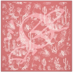 Dior x CACTUS JACK Bandana Merah Jambu/Putih Buy Dior x CACTUS JACK Bandana Merah Jambu/Putih