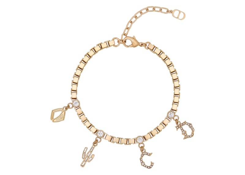 Dior x CACTUS JACK Bracelet Gold/White