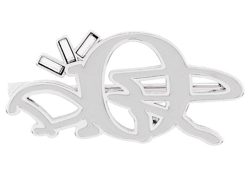 Dior x CACTUS JACK Brooch Silver/White