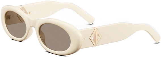 Dior x Cactus Jack CD Diamond R1I Rounded Sunglasses Ivory Dior x Cactus Jack CD Diamond R1I Rounded Sunglasses Ivory