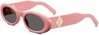 Dior x Cactus Jack CD Diamond R1I Rounded Sunglasses Pink