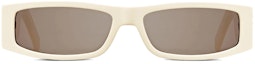 Buy Dior x Cactus Jack CD Diamond S1I Rectangular Sunglasses Ivory