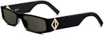 Dior x Cactus Jack CD Diamond S1I Rectangular Sunglasses Black
