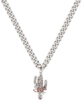 Dior x Cactus Jack Chain Link Necklace Silver/Beige Dior x Cactus Jack Chain Link Necklace Silver/Beige