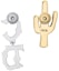 Order Dior x Cactus Jack Earrings Silver/Gold