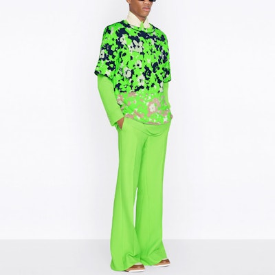 Dior x CACTUS JACK Floral Short-Sleeved Sweater Multicolor Lookbook Dior x CACTUS JACK Floral Short-Sleeved Sweater Multicolor