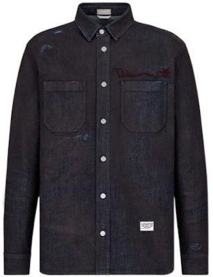 Dior x CACTUS JACK Overshirt Blue Buy Dior x CACTUS JACK Overshirt Blue