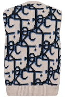 Dior x CACTUS JACK Baju Tanpa Lengan Oversized Beige/Hitam 283M654AT357_C185 Order Dior x CACTUS JACK Baju Tanpa Lengan Oversized Beige/Hitam 283M654AT357_C185