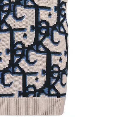 Dior x CACTUS JACK Oversized Sleeveless Sweater Beige/Black Purchase Dior x CACTUS JACK Oversized Sleeveless Sweater Beige/Black
