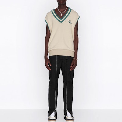 Dior x CACTUS JACK Oversized Sleeveless Sweater Ecru Purchase Dior x CACTUS JACK Oversized Sleeveless Sweater Ecru