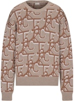 Dior x CACTUS JACK Oversized Sweater Beige/Brown Dior x CACTUS JACK Oversized Sweater Beige/Brown