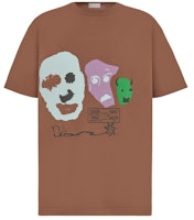 Dior x Cactus Jack Oversized T-shirt Coffee Brown Dior x Cactus Jack Oversized T-shirt Coffee Brown