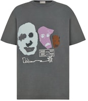 Dior x Cactus Jack Oversized T-shirt Gray/Multicolor Dior x Cactus Jack Oversized T-shirt Gray/Multicolor