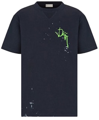 Dior x Cactus Jack Oversized T-shirt Navy Blue Buy Dior x Cactus Jack Oversized T-shirt Navy Blue