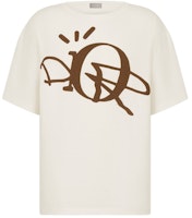Dior x Cactus Jack Oversized T-shirt White/Brown Dior x Cactus Jack Oversized T-shirt White/Brown
