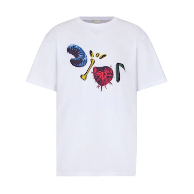 Dior Cactus Jack Oversized T-shirt White/Multicolor