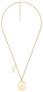 Dior x CACTUS JACK 珍珠吊墜項鍊金色/橘色 Order Dior x CACTUS JACK 珍珠吊墜項鍊金色/橘色