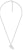 Dior x Cactus Jack Pendant Necklace Silver/White