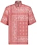 Buy Dior x CACTUS JACK Short-Sleeved Shirt with Bandana Motif Pink