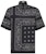 Dior x CACTUS JACK Short-Sleeved Shirt with Bandana Motif Navy Blue